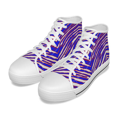 Buffalo Bills Zubaz Kid's Canvas Shoes