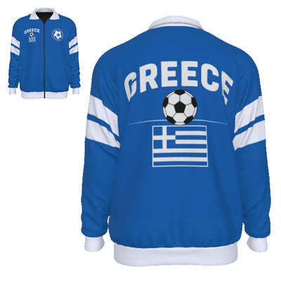 Greece National football team Stand Collar Lining Jacket