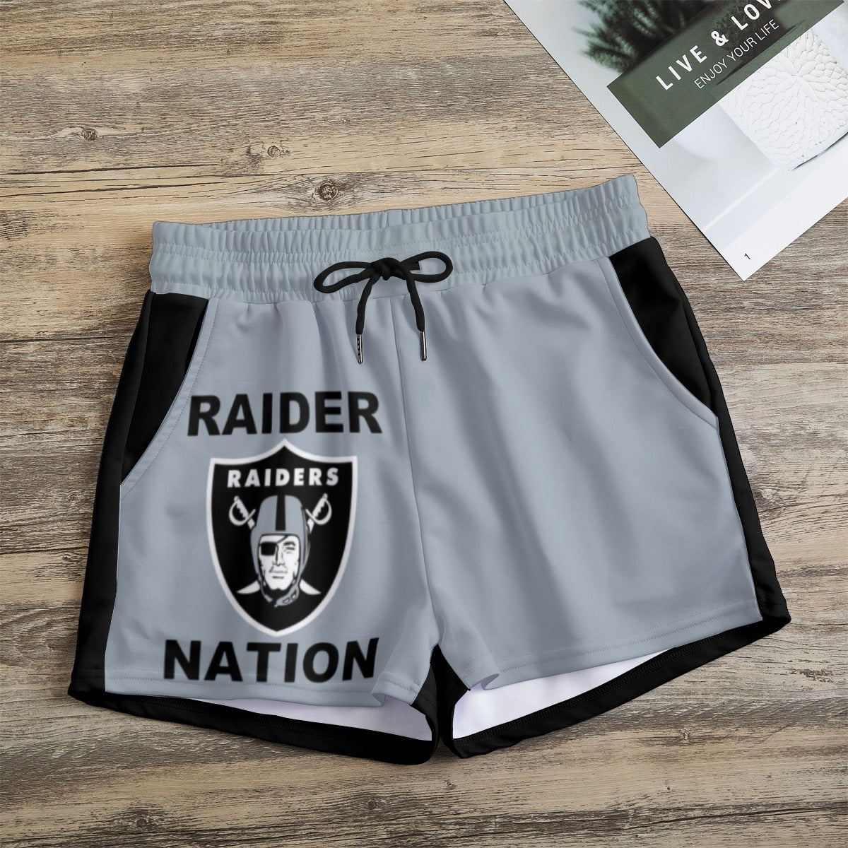 Las Vegas Raiders NFL Football Shorts