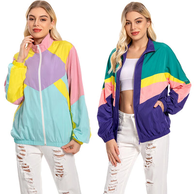 80S Women Retro Cosplay  Sportwear Jacket - Jacketon