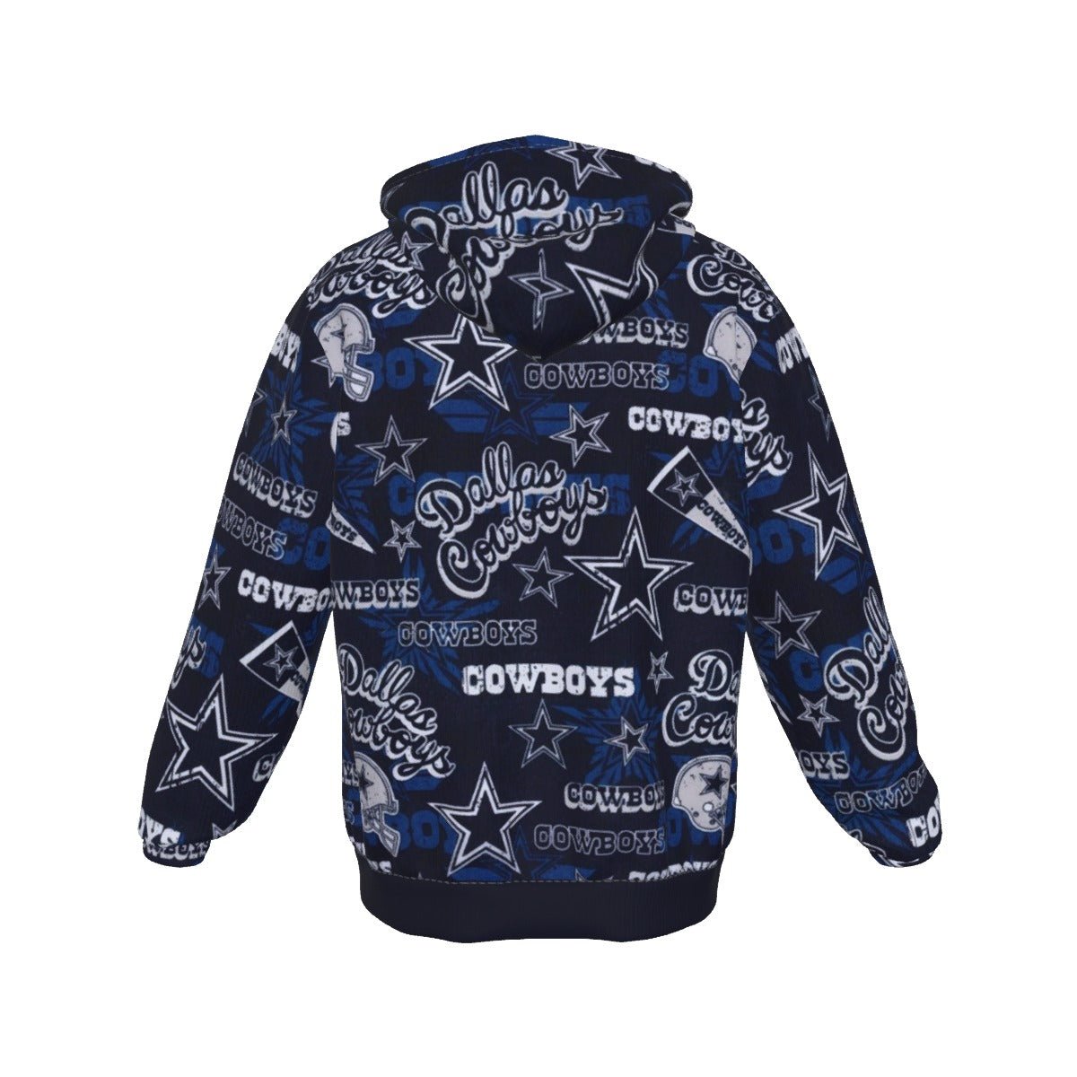 Dallas Cowboys Men's Heavy Fleece Zip Up Hoodie - Jacketon
