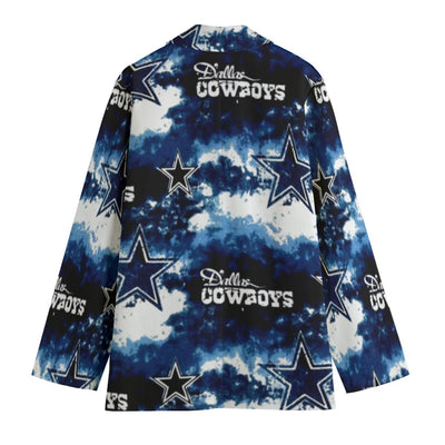 Nfl Football Dallas Cowboys tie dye Leisure Blazer | 245GSM Cotton - Jacketon