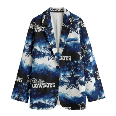 Nfl Football Dallas Cowboys tie dye Leisure Blazer | 245GSM Cotton - Jacketon