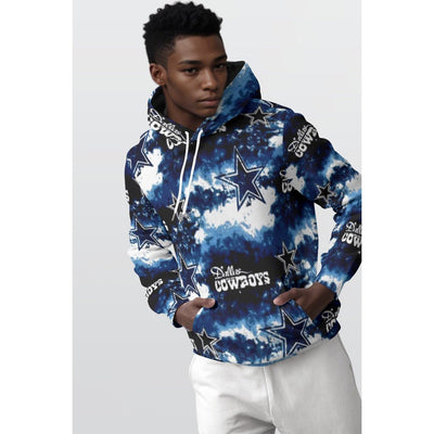 Nfl Football Dallas Cowboys tie dye Pullover Hoodie - Jacketon