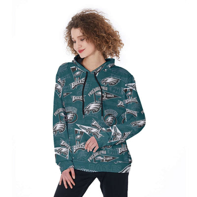 Nfl Football Philadelphia Eagles Women's Heavy Fleece Hoodie - Jacketon