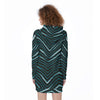 Nfl Football Philadelphia Eagles zebra stripe design  Women's Long Hoodie - Jacketon
