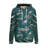 Nfl Football Philadelphia Eagles zebra stripe design  Women's Pullover Hoodie | Interlock - Jacketon