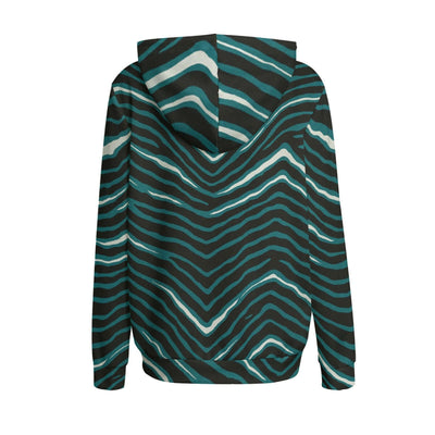 Nfl Football Philadelphia Eagles zebra stripe design  Women's Pullover Hoodie | Interlock - Jacketon